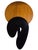Large Biomorphic Kidney Shaped Two-Tone Mahogany & Black Coffee / Cocktail Table For Sale - Image 4 of 18