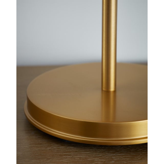 Metal Kelly Wearstler by Visual Comfort Studio Gesture Table Lamp, Burnished Brass For Sale - Image 7 of 10