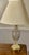 Crystal and Gold Toned Vintage Table Lamp For Sale - Image 10 of 12