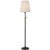Modern Thomas O'Brien by Visual Comfort Signature Bryant 27" Adjustable Cordless Table Lamp in Bronze and Hand-Rubbed Antique Brass with Linen Shade For Sale - Image 3 of 3