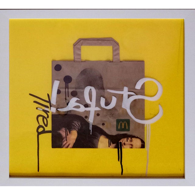 Contemporary David Pompili, Busta Tired, Gouache For Sale - Image 3 of 3