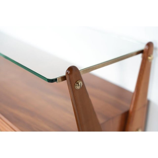 Mid-Century Modern Wood Console Table, Italy, 1950 For Sale - Image 10 of 18