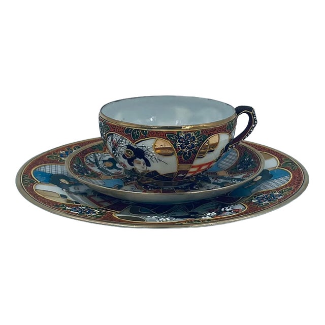 Kutanya Breakfast Set, Japan, 1935, Set of 3 For Sale