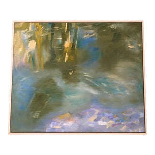 Ghetta Hirsch "Tree Reflection" Oil Painting For Sale