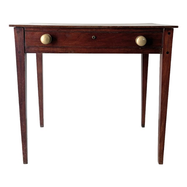 British Georgian Inlaid Hall Table, 1800s For Sale