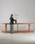 Here is a dining table, its natural bleached oak, elongated octagonal top the first thing to catch the eye. It was made in...