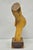 Vintage Mid Century Modern 19" Male Nude Abstract Solid Carved Wood Sculpture For Sale - Image 11 of 16