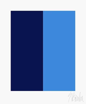 Color's Cooperation No. 2 Fine Art Print 25" X 30" by Liz Roache