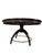 MCM Walnut Extension Dining Table With Sunburst Top For Sale - Image 4 of 12