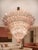 Monumental Pink Glass Leaf Chandelier, 1980 For Sale - Image 11 of 18