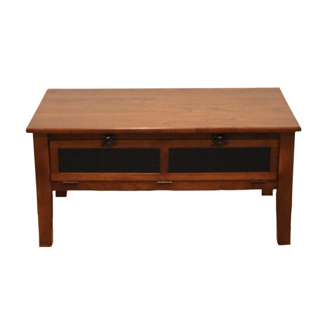 PETERS REVINGTON Solid Oak Contemporary Mission Style 40" Accent Coffee Table 19.25" High 40" Wide 24" Deep We specialize...
