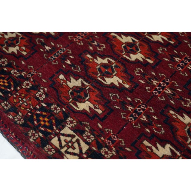 Traditional Antique Turkmen Rug 2'3'' X 4' For Sale - Image 3 of 9