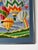 Wood 1982 Vintage Needlepoint Hot Air Balloon & Rainbow Artwork – Framed For Sale - Image 7 of 12