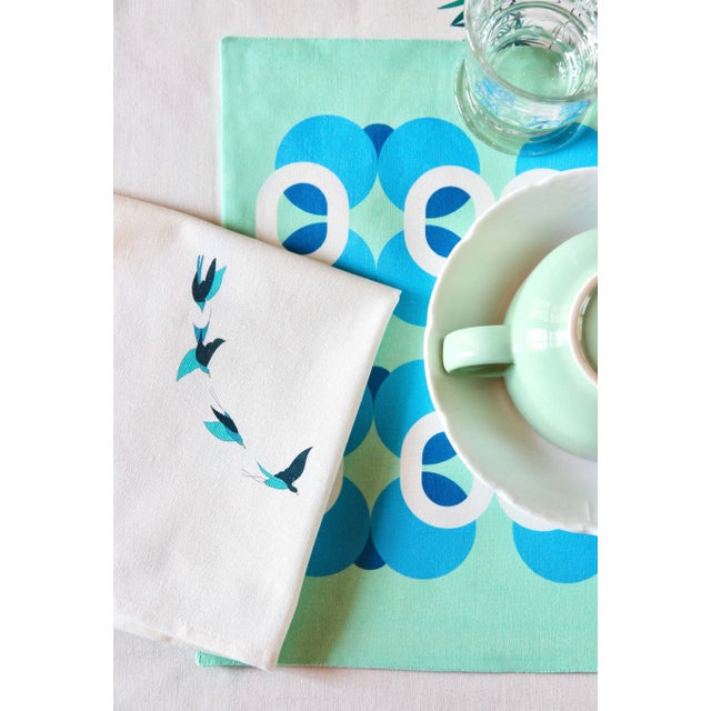 Baba Au Rhum Napkins in Cotton and Linen from Alto Duo, Set of 6 For Sale - Image 4 of 5