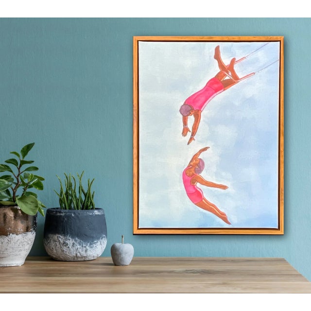 Giclee on canvas print framed I got you. Who got me? Watercolor Print on Canvas Framed by Apple Pie Add a moment of...