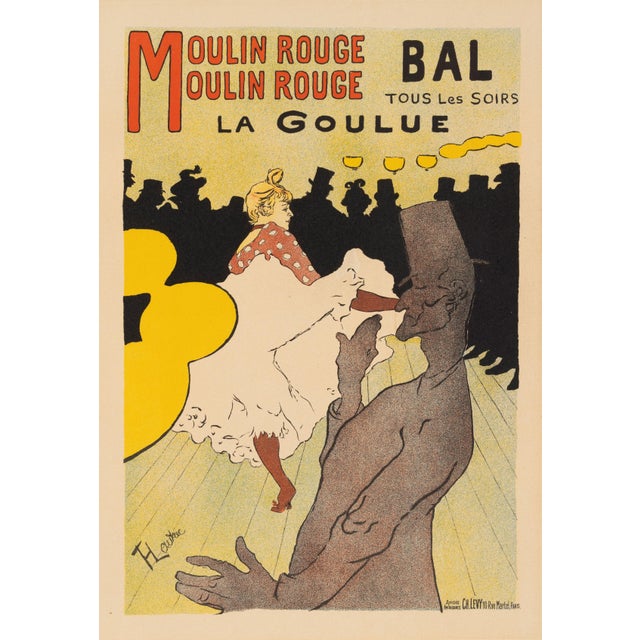 Henri de toulouse-lautrec (1864-1901) moulin rouge - la goulue year of ideation: 1891 year of printing: 1898 lithograph on...