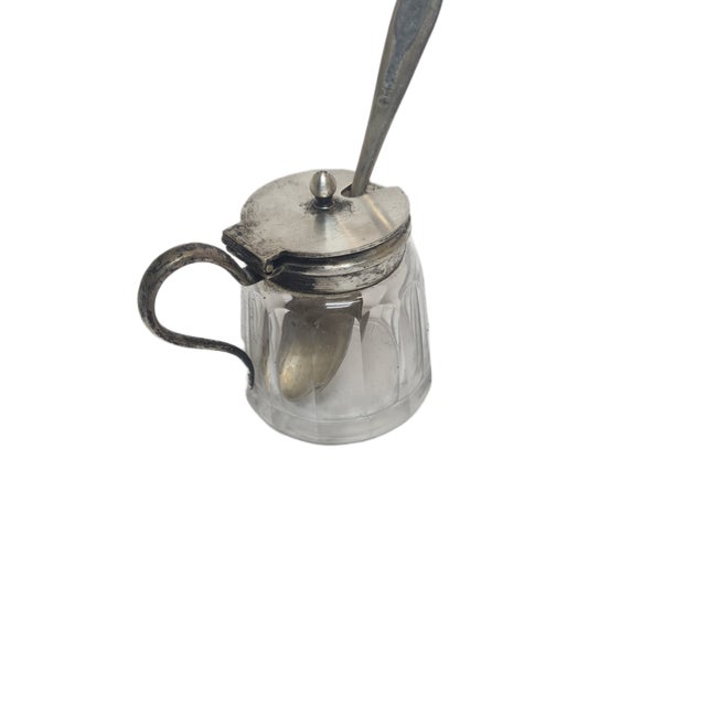 Silver Art Deco Salt Holder, United Kingdom, 1930s, Set of 2 For Sale - Image 8 of 11