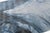 Navy Blue Abstract Glacial Flow - Modern Hand-Tufted Wool & Viscose Area Rug For Sale - Image 8 of 10