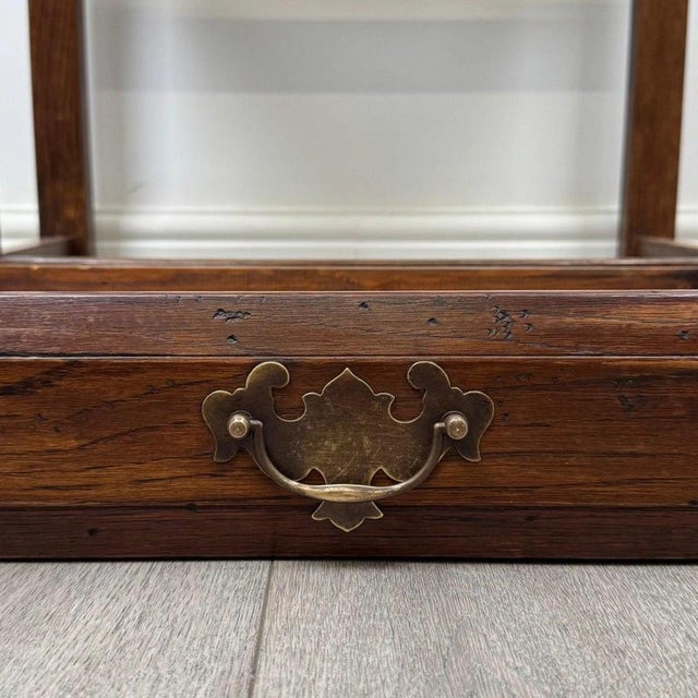 20th Century Traditional Oak Side Table For Sale - Image 11 of 12