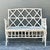 Vintage Painted Branch Trellis Bench For Sale - Image 4 of 12
