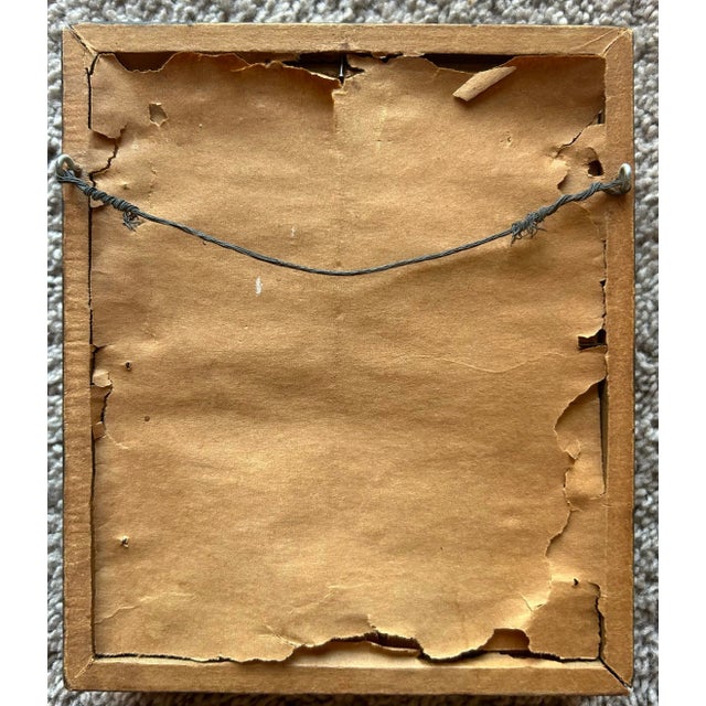 Petite Antique 1930’s Detailed Watercolor of Violets by Elizabeth Lansdell Hammell For Sale In Philadelphia - Image 6 of 6