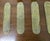 Antique Arts and Crafts Door Finger Plates and Knobs in Brass, 1880, Set of 10 For Sale - Image 3 of 7
