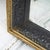 Mirror with Black and Gold Frame For Sale - Image 5 of 8