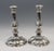 Austrian excellent biedermeier silver pair of candlesticks, made 1855. Very interesting viennese silver pair of...