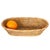 Artifacts Rattan Oval Bread Basket, Honey Brown, 14" For Sale - Image 4 of 4