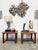 A bold vintage MCM Brutalist wall sculpture composed of torch-cut brass and copper geometric panels, crafted in the style...