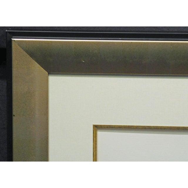 1980s Pissarro, Claude "Avenue of the Street Vendor" H.Signed Artwork Black Framed #20 For Sale - Image 5 of 7