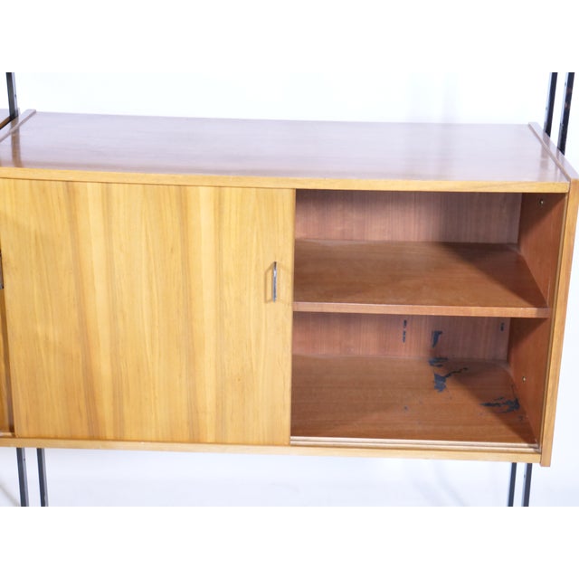 Wood Vintage Design Shelving System, 1960s For Sale - Image 7 of 17