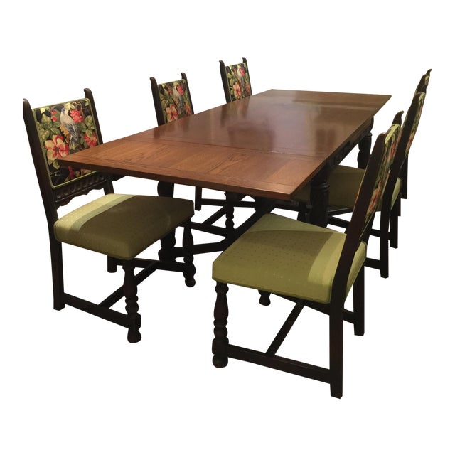 Antique Jacobean Dining Room Set Chairish