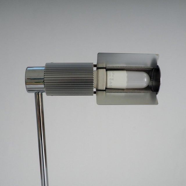 Haloprofil 878HR Floor Lamp in Silver by Viktor Frauenknecht for Swiss Lamps, 1960s For Sale - Image 9 of 16