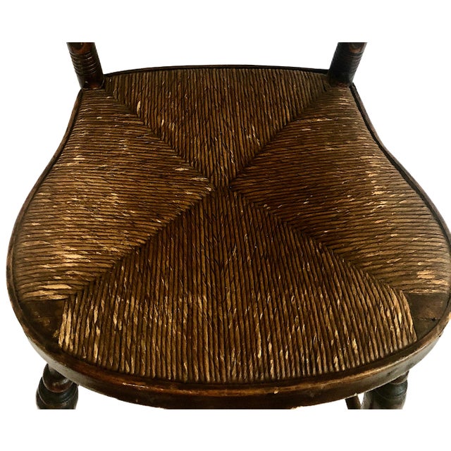 Wood Mid 19th Century Early American "Fancy" Side Chair For Sale - Image 7 of 8