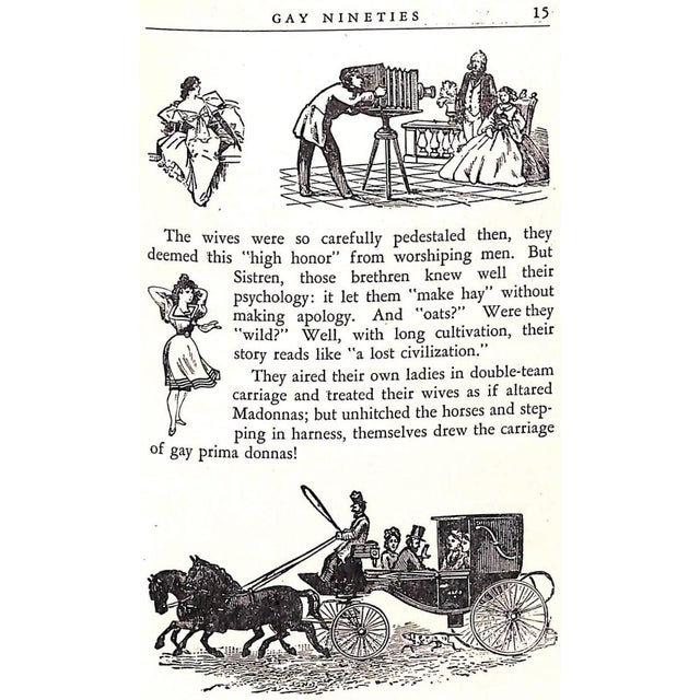 "Gay Nineties Cook Book" 1946 Dietz, F. Meredith and August Jr. For Sale - Image 9 of 10