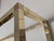 Mid-Century Modern Vintage Etagere Glass and Brass Hollywood Regency For Sale - Image 3 of 5