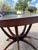 1940s Chet Beardsley Mid-Century Modern Round Walnut Dining Table, Sculptural Pedestal Base For Sale - Image 9 of 10