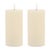 2020s FIA Wick Ivory Pillar Candle (Set of 2) For Sale - Image 5 of 5