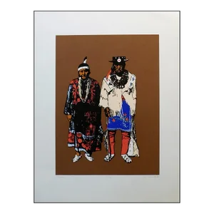 Ward Churchill "Elders" Brown Serigraph Hand Signed
