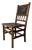 19th-Century Aesthetic Movement Bamboo Side Chair With Bird Motif Panels For Sale