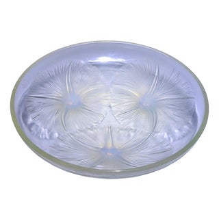 Vintage Opalescent Glass Bowl by René Lalique, 1920s For Sale