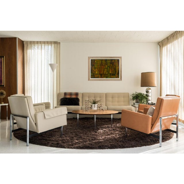 Post-Cubist Abstract Oil on Canvas Painting by Hellier, 1952 For Sale - Image 4 of 15