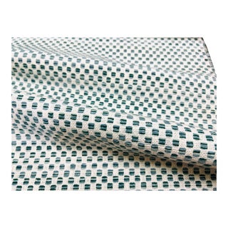 1.5 Yard Kravet Design - 36090-135 Horizon Inside Out Indoor Outdoor Aqua Blue Teal Green Cream Geometric Upholstery Fabric For Sale