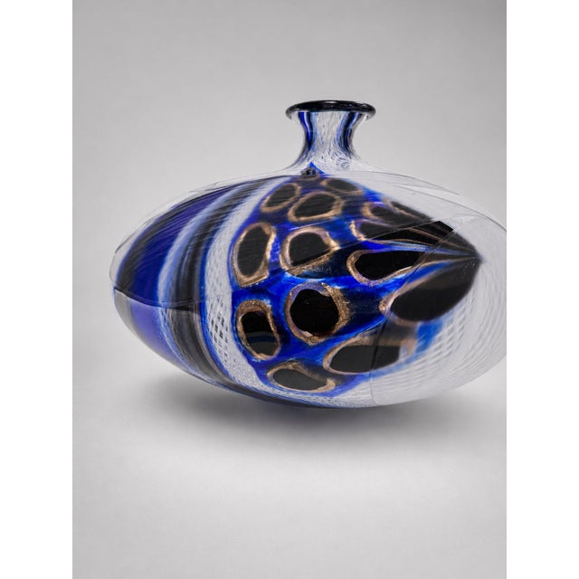 1 of 1, Massimiliano Schiavon Highly Sculpted & Layered Murano Art Glass C. 2008 For Sale In Providence - Image 6 of 13