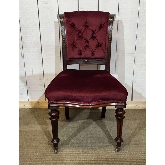 Antique Victorian Mahogany Chairs, 1800s, Set of 6 For Sale - Image 12 of 18