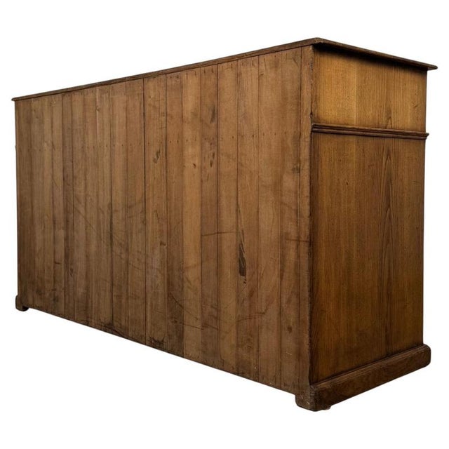 Brown 20th Century Golden Oak Dresser Base For Sale - Image 8 of 13