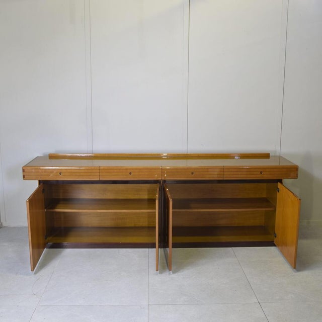 1970s Vintage Sideboard attributed to Maxalto, 1970s For Sale - Image 5 of 11