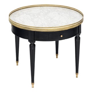 Louis XVI Style, French Antique Bouillotte Side Table For Sale