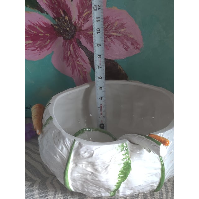 Carrot Soup Bowl With Ladle For Sale - Image 10 of 12